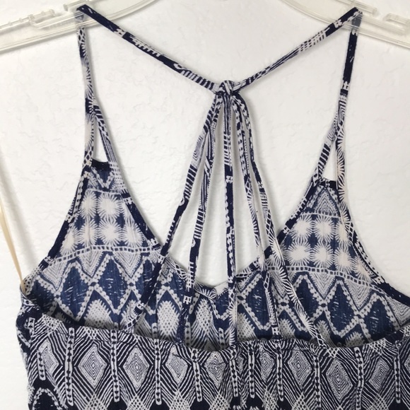WET SEAL NAVY BLUE AND WHITE TANK TOP SIZE S EXCELLENT CONDITION! NWOT - Picture 7 of 7